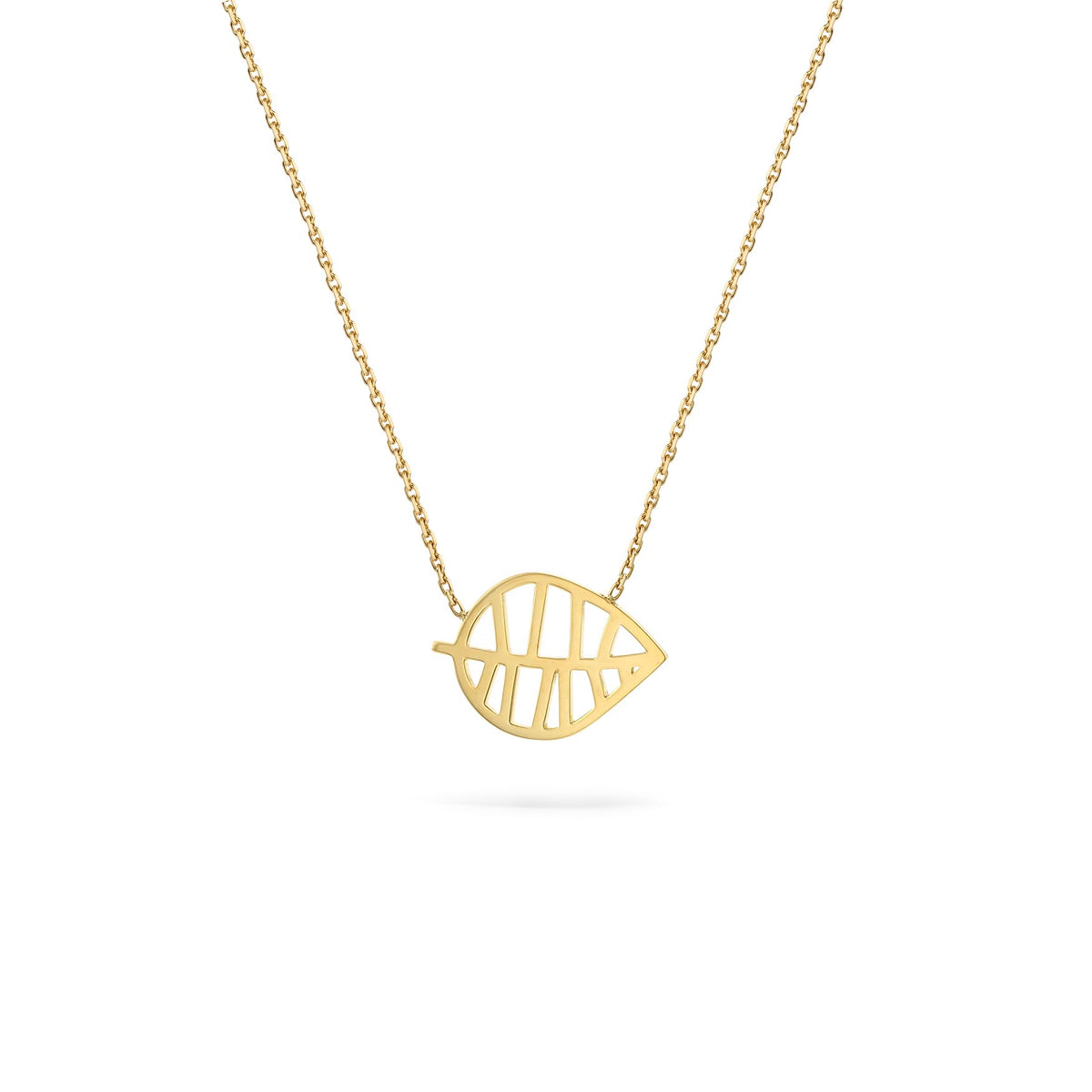 BEECH NECKLACE - NUANCES S yellow gold