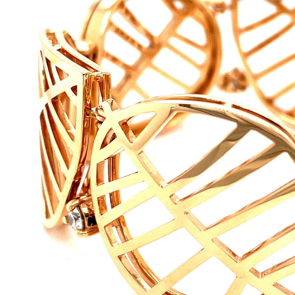 BEECH LINK BRACELET - NUANCES L rose gold diamond