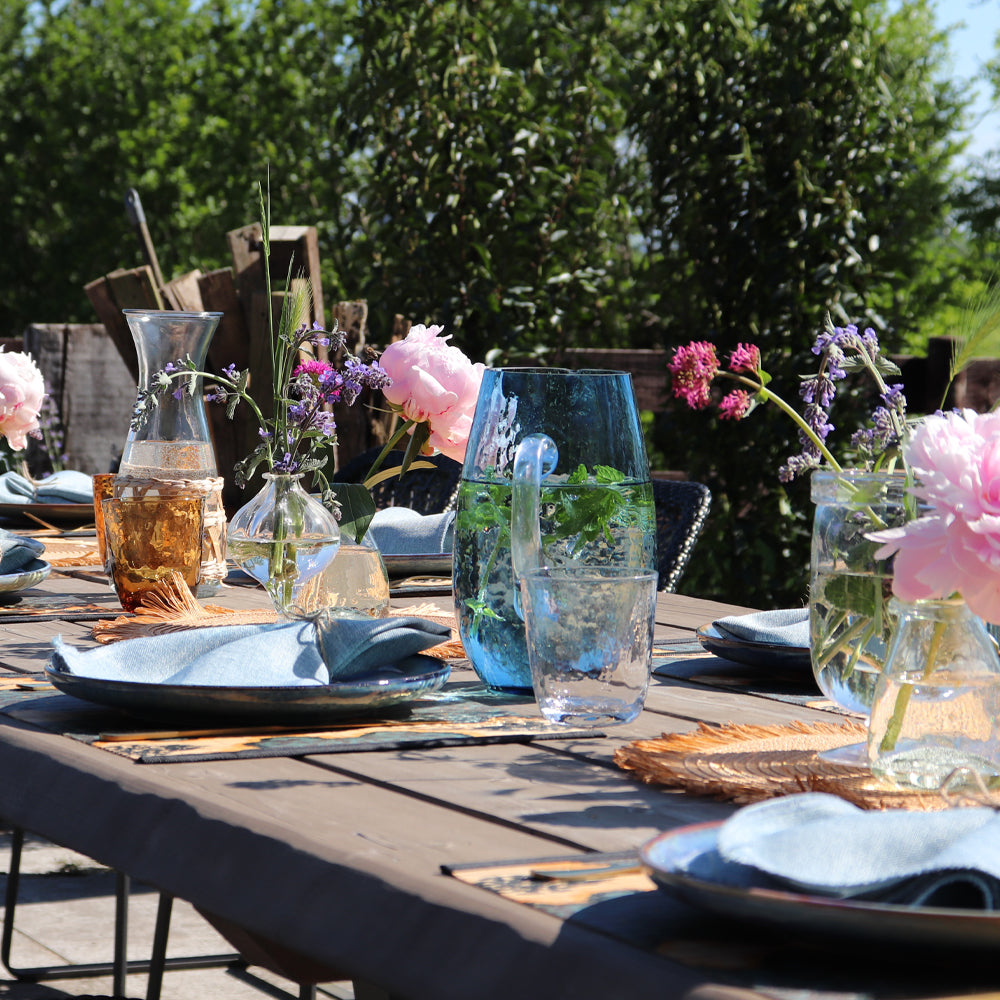 Table set for a bespoke jewellery event at the home of Princess Margarita, De Parme Design
