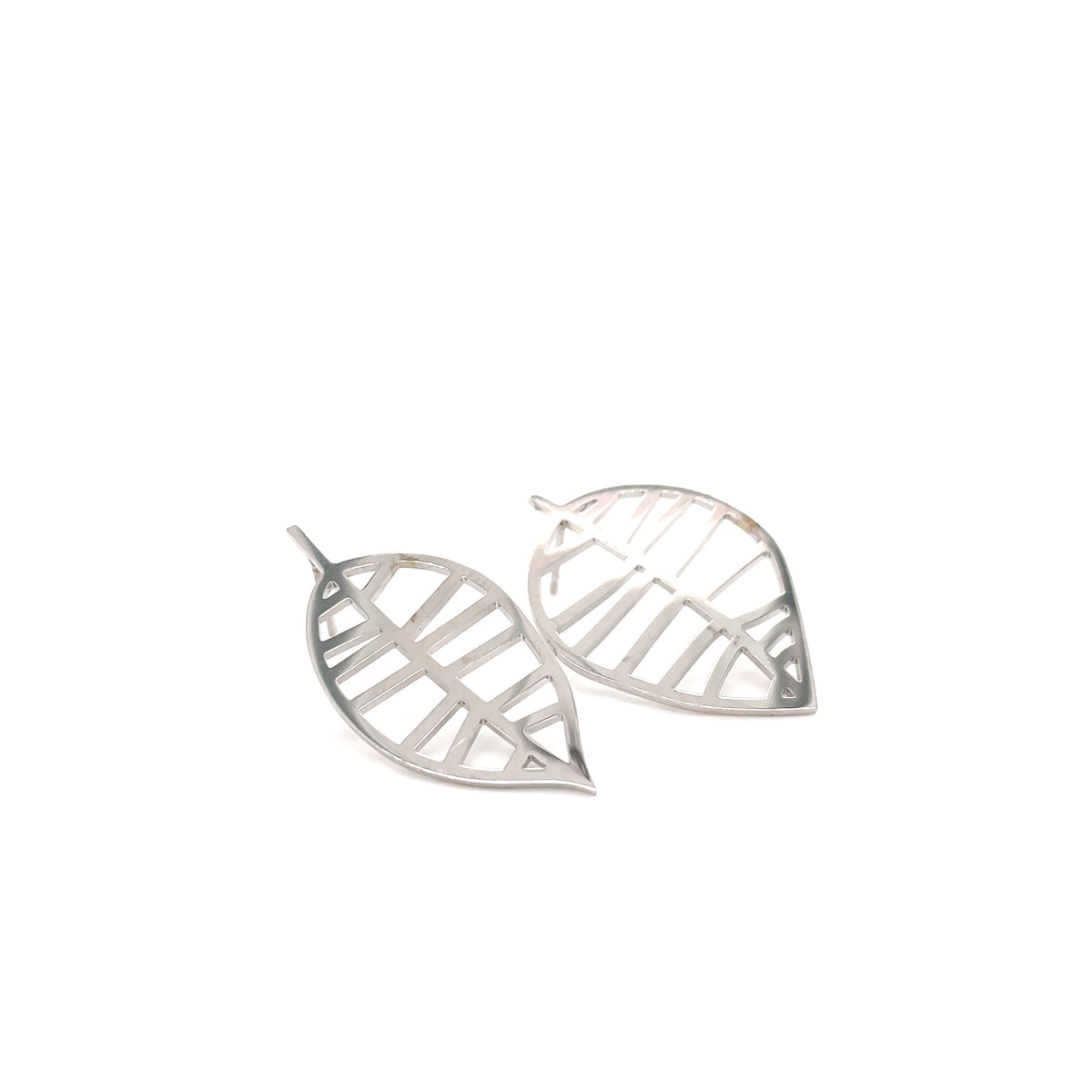 BEECH STUD EARRING - NUANCES M white gold