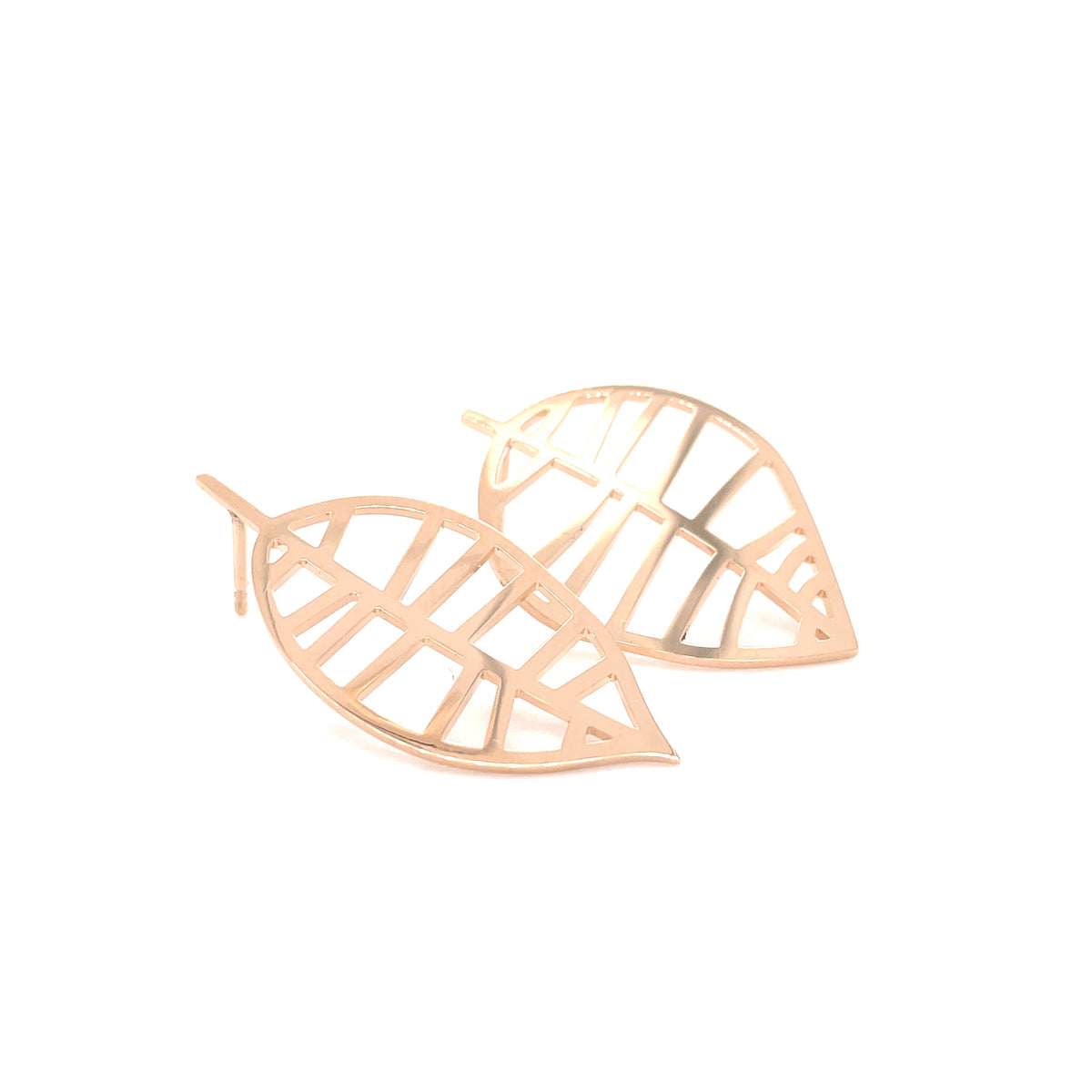 BEECH STUD EARRING - NUANCES  M rose gold