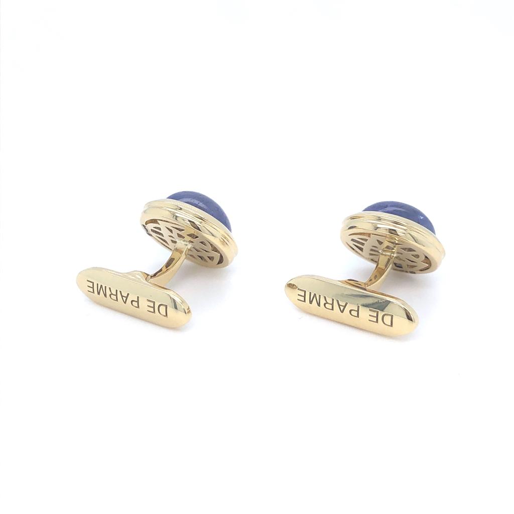 CUFFLINKS with tanzanite rose gold